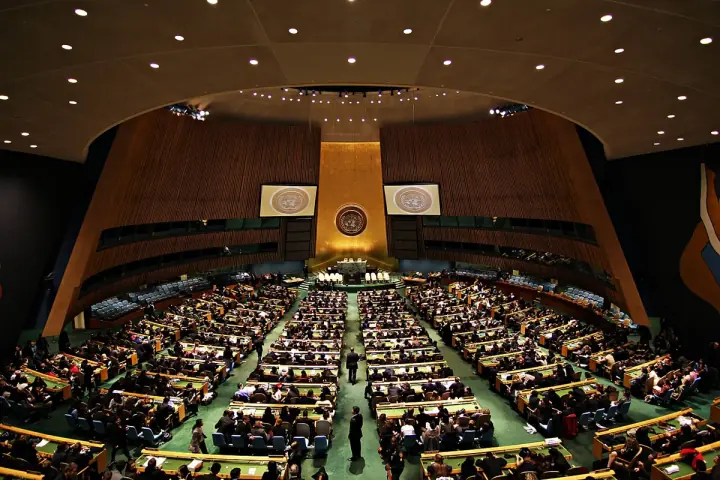 Sala de la Asamblea General de las Naciones Unidas